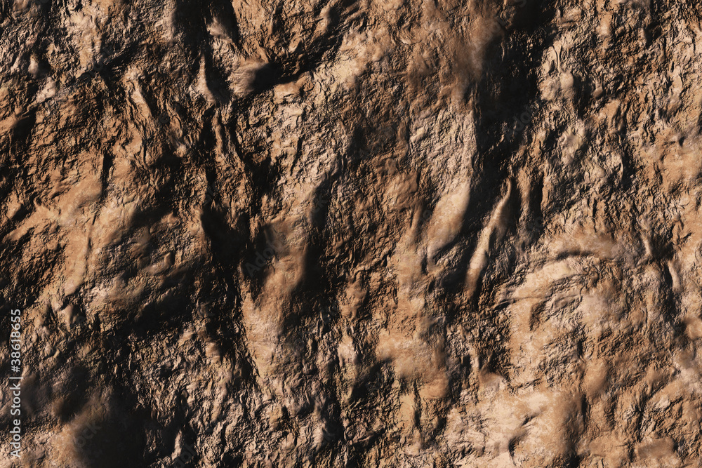 Naklejka premium Rocky ground