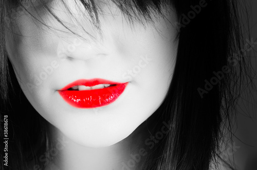Red Lips of a woman