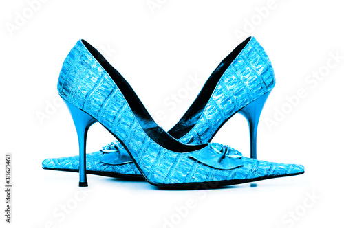 Female shoes in fashion concept