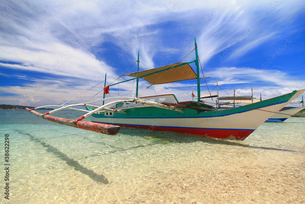 Traditional Philippines boat
