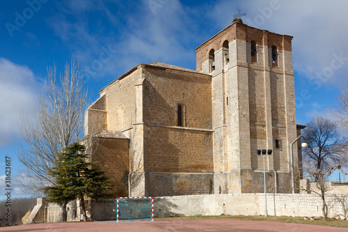 Iglesia de Carrion de los Condes, Tierra de Campos, Palencia, Ca photo