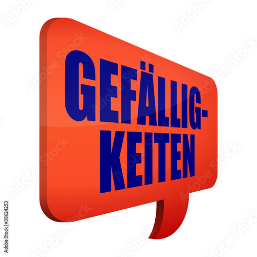 sprechblase v3 gefälligkeiten I