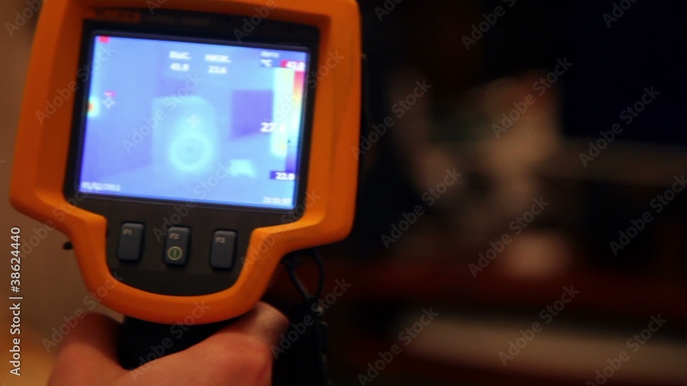 Hand hold thermal image camera, on-screen computer system unit Hand hold thermal image camera, on-screen computer system unit