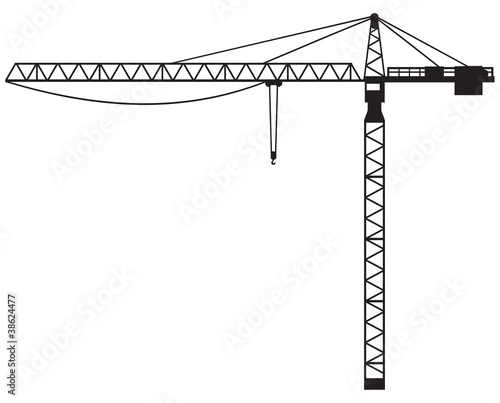 Crane (building crane, tower crane)