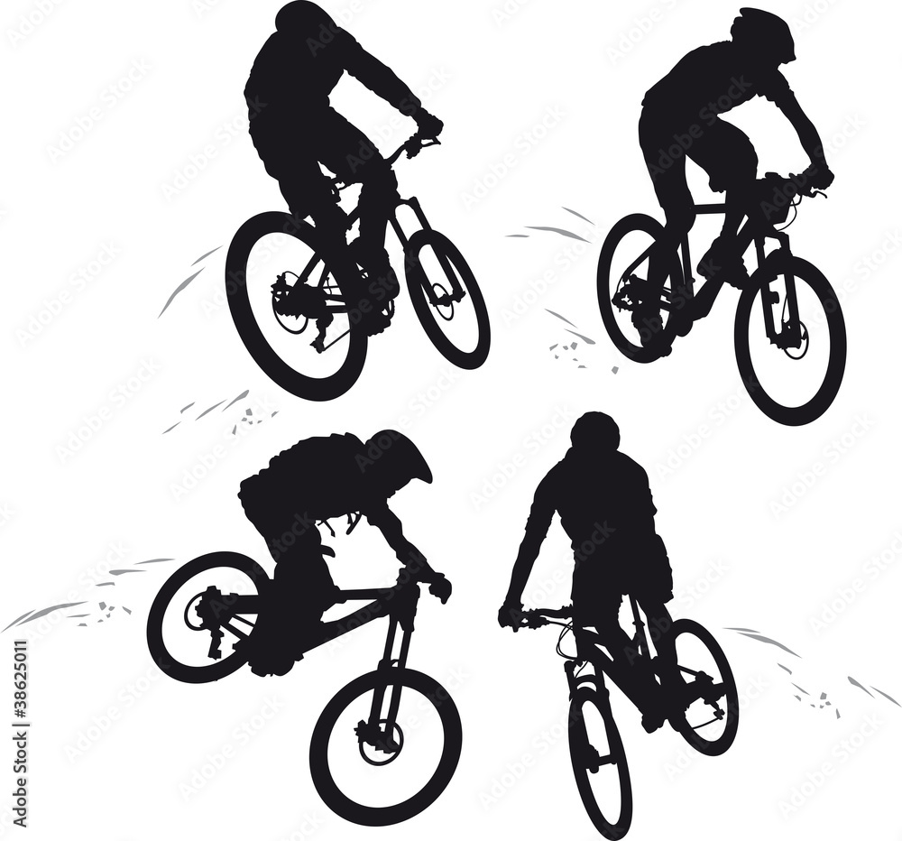 Fototapeta premium Sports - Vélo 2 vect