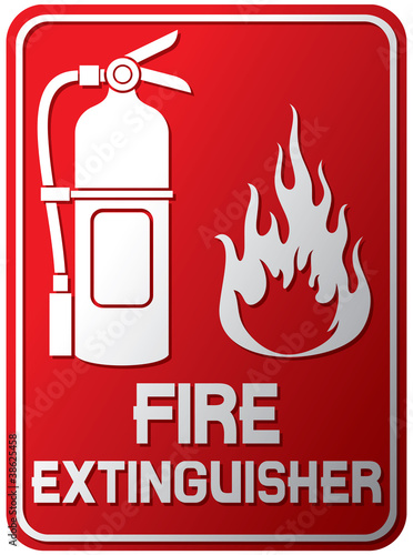 fire extinguisher sign