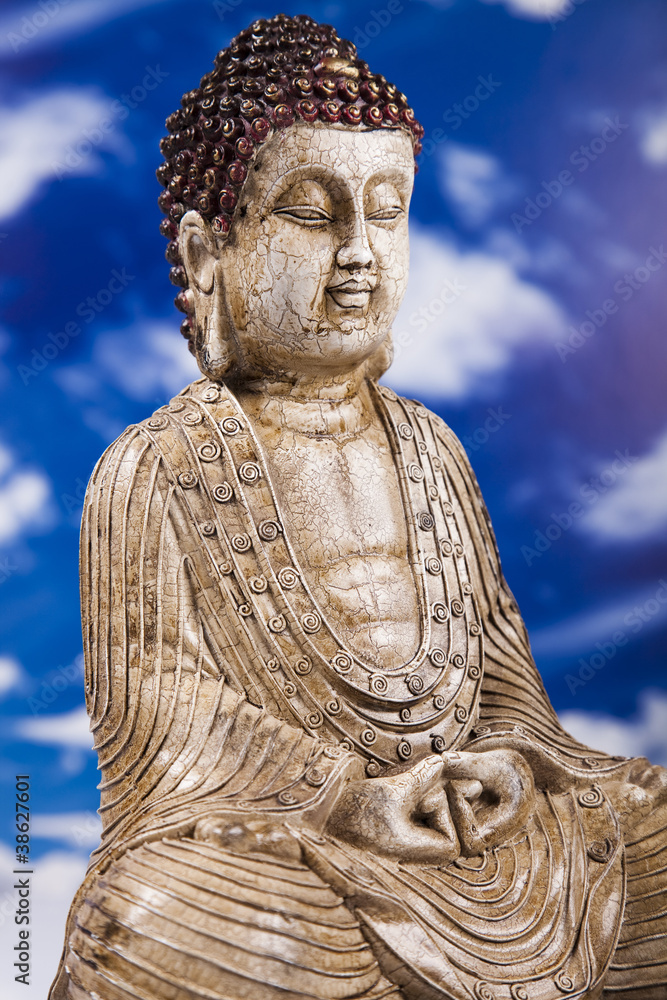 Portrait of a buddha statue