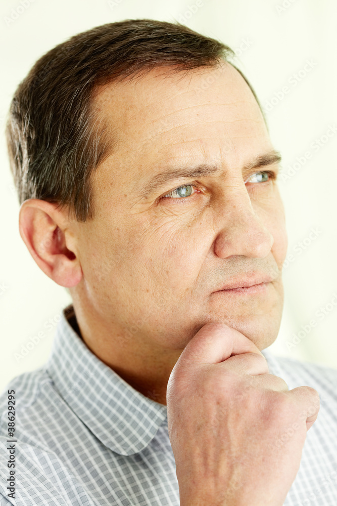 Obraz premium Pensive man