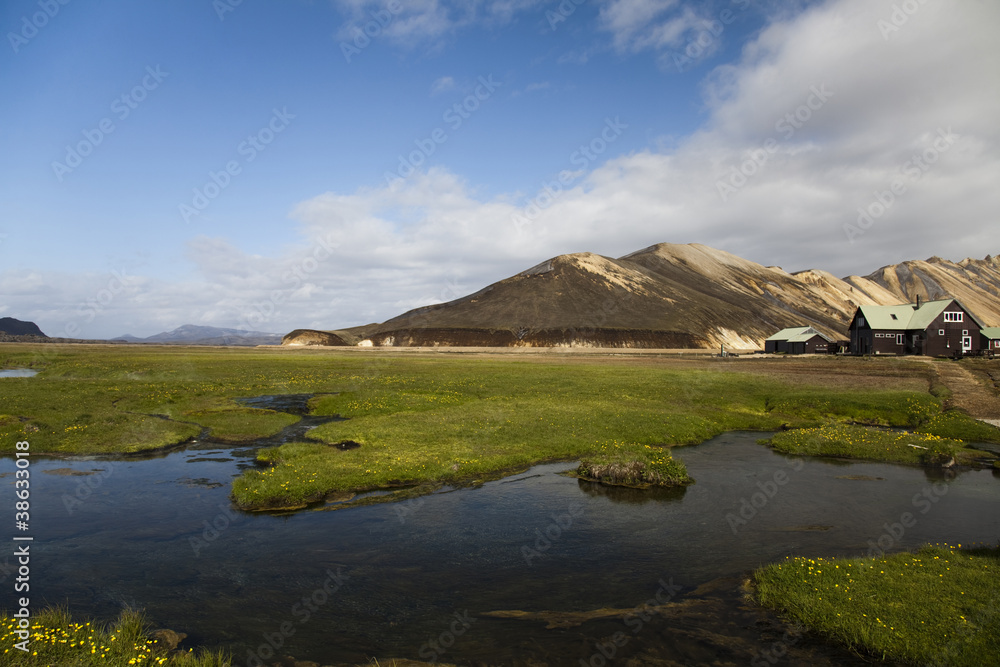 Mountain landscape , Landmannalaugar