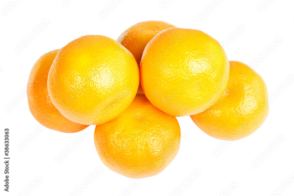 Stack of mandarines Stack of mandarines