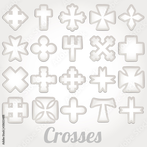 Set crosses vector