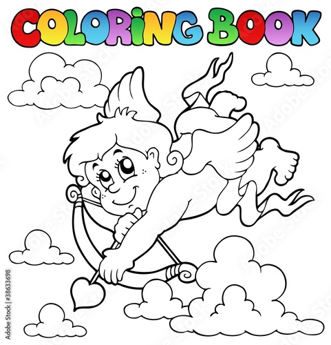 Coloring book Valentine theme 2