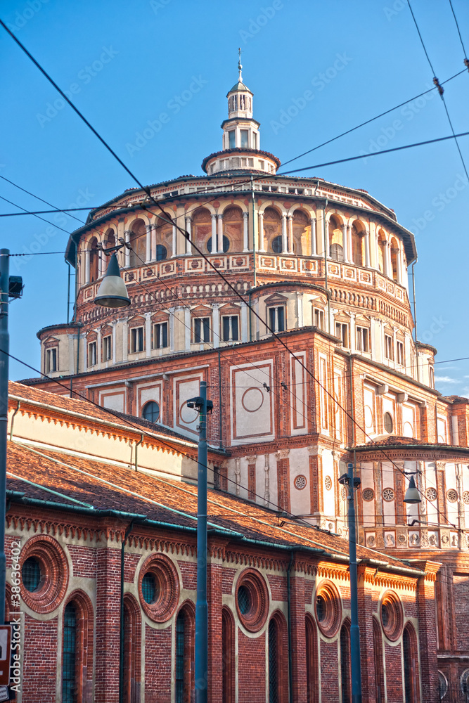 Church of Santa Maria delle Grazie, Milan, Italy,