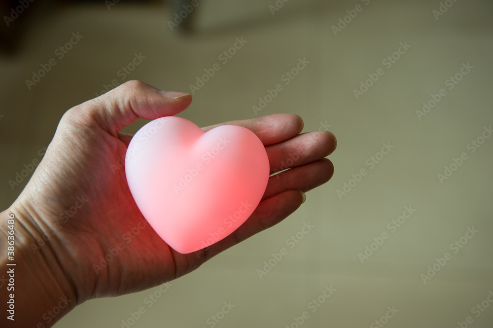 Fototapeta premium heart in hands
