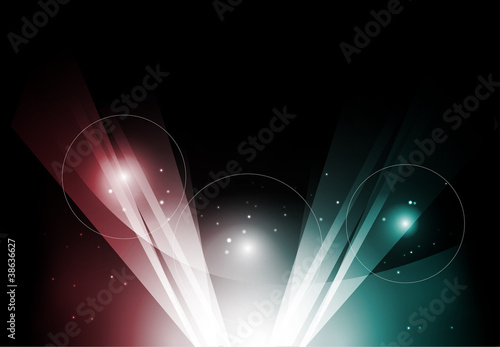 bright background with light effects