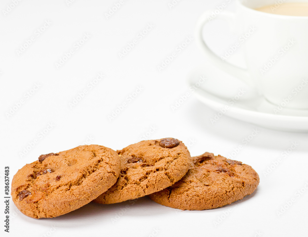 Chocolate Cookies with Coffee Chocolate Cookies with Coffee