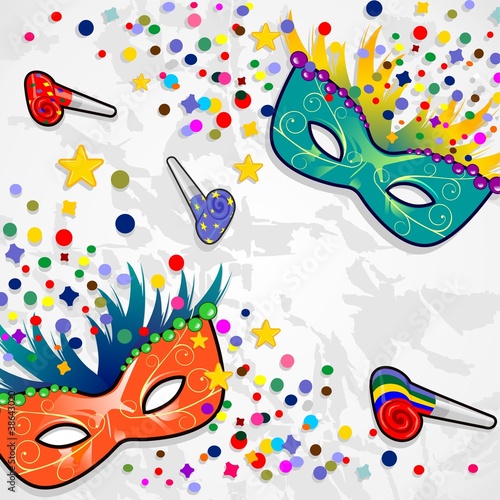 Masks white background