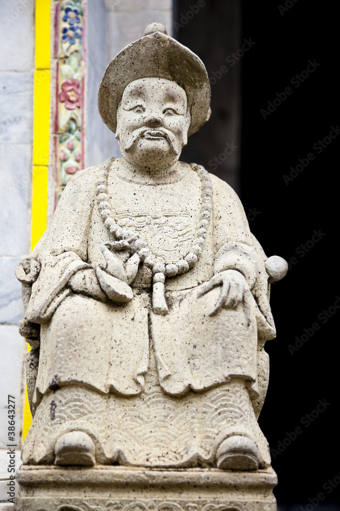 the sculpture in wat phra kaew, bangkok, thailand