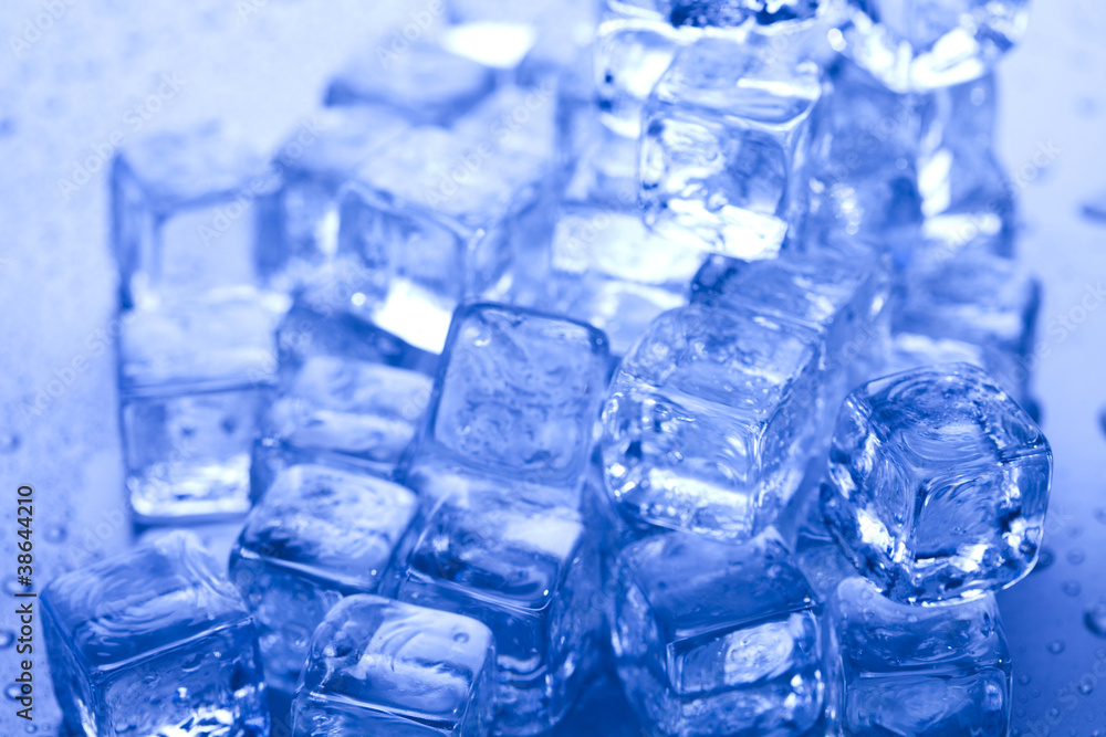 Crystals ice cubes Crystals ice cubes