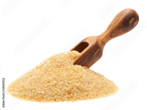 Brown raw cane sugar