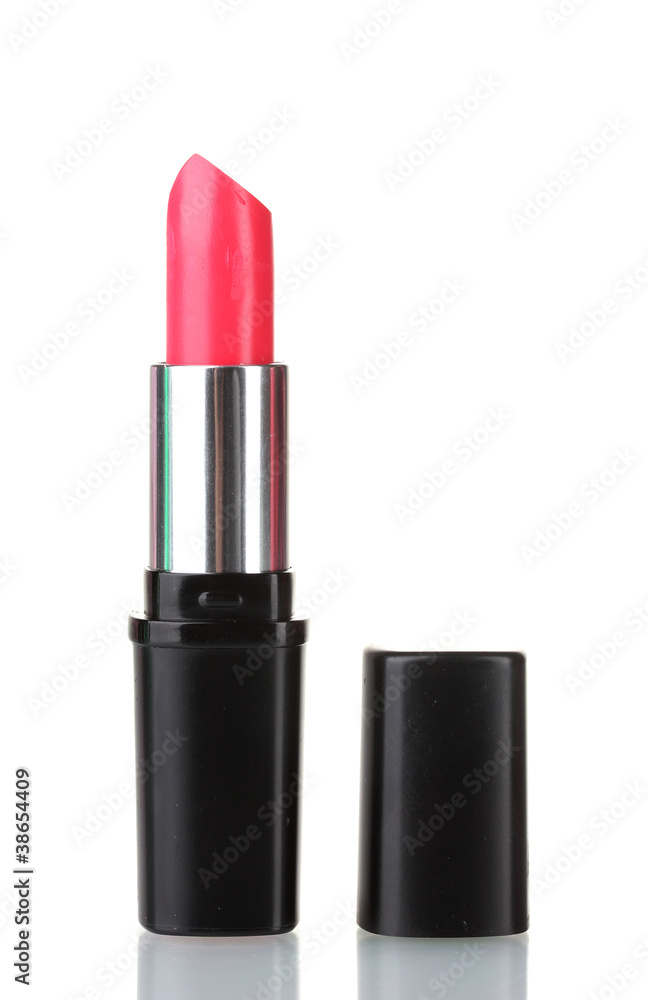 Red lipstick isolated on white background Red lipstick isolated on white background