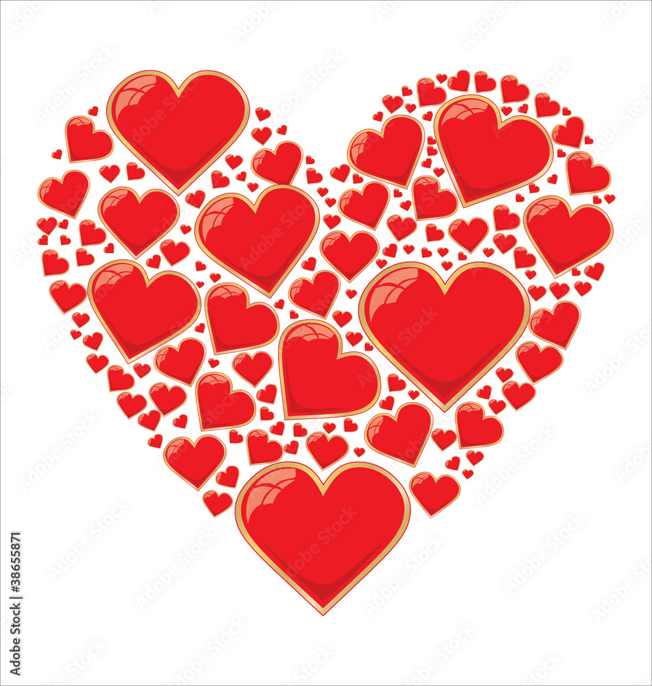 love heart background