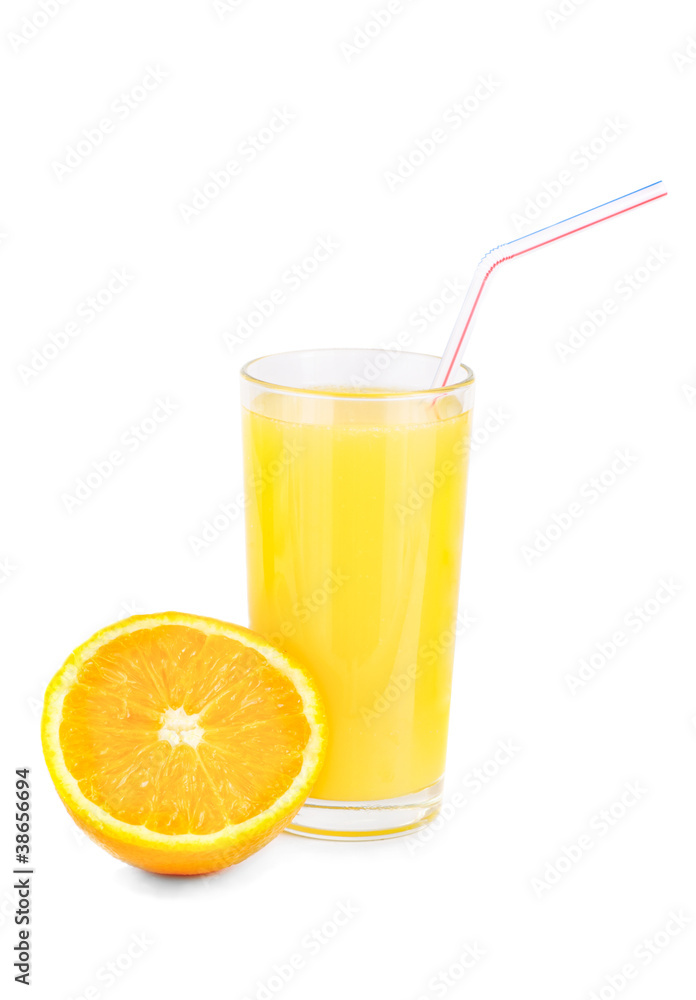 orange juice and orange isolated on white orange juice and orange isolated on white