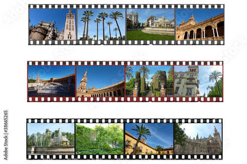 Sevilla, Andalusia, Spain, Collage of my images
