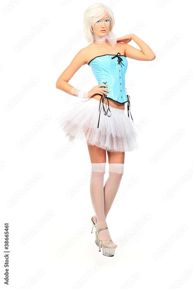 Naklejka premium glamor model