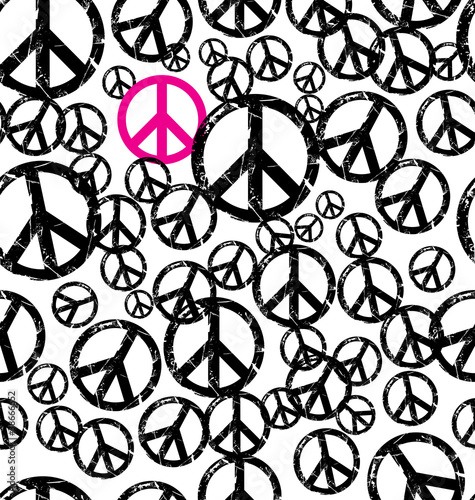 Seamless hippie background