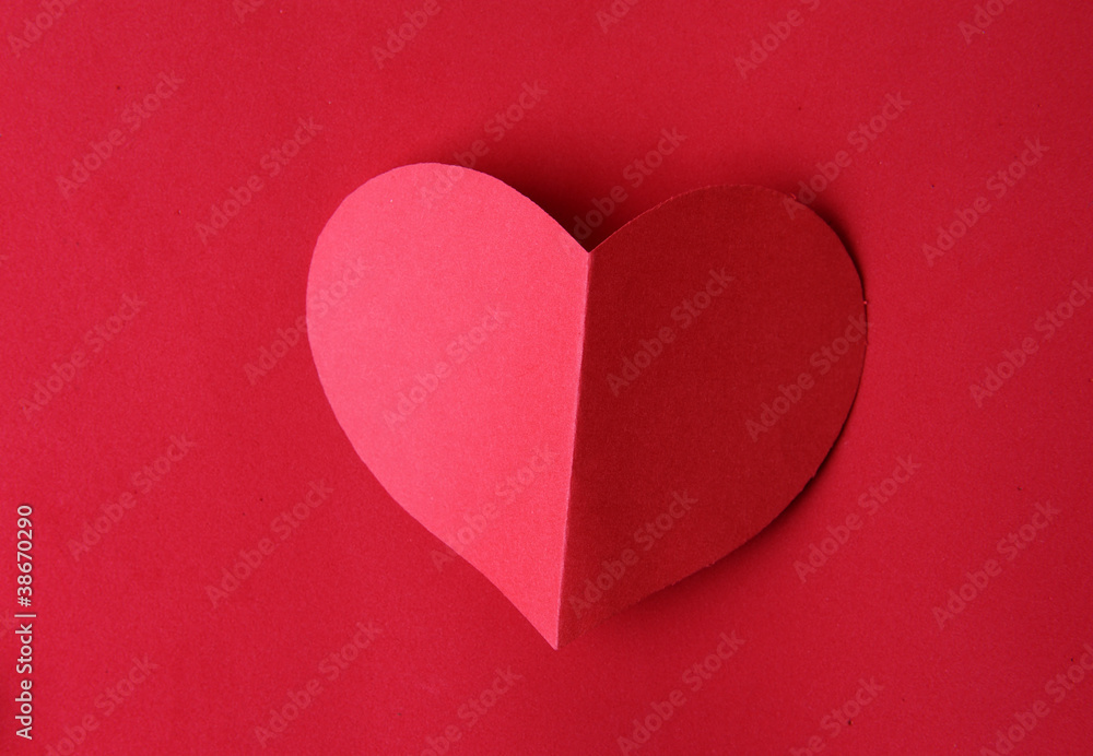 red Heart Shape