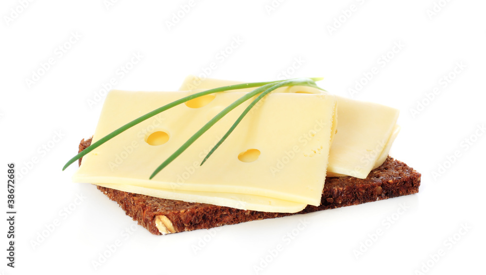 Vollkornbrot mit Käse