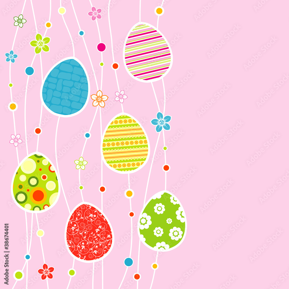 Template egg greeting card, vector Template egg greeting card, vector