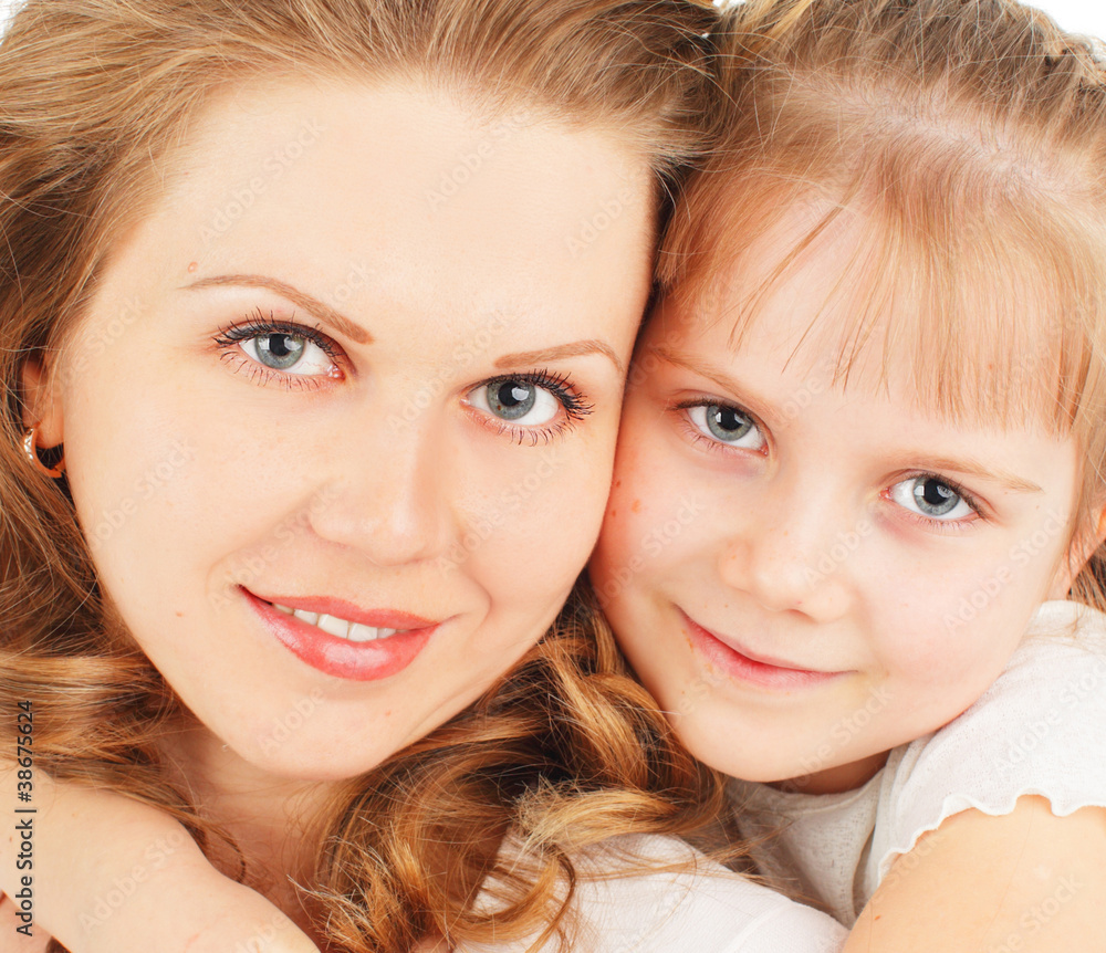 Mother with daughter