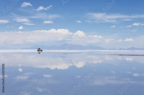 Salar de Uyuni, Salt flat in Bolivia photo