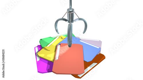 Tableau sur toile dossiers