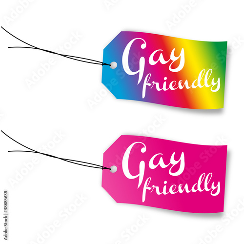 Etiquette "Gay friendly"