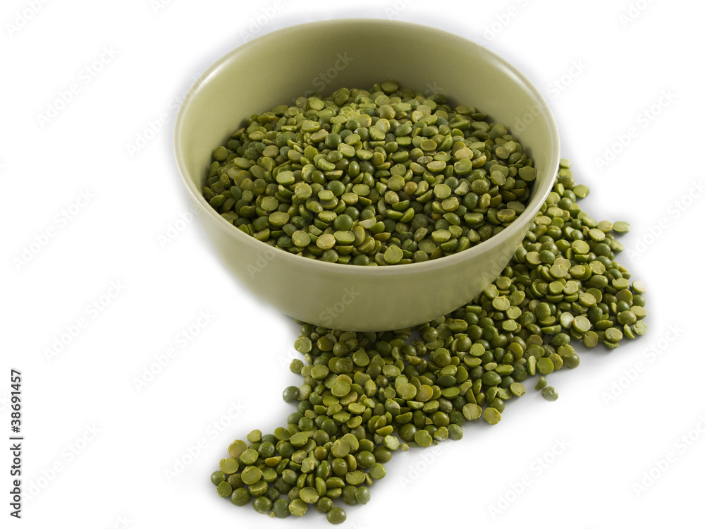 Bowl of Dry Split Peas Bowl of Dry Split Peas