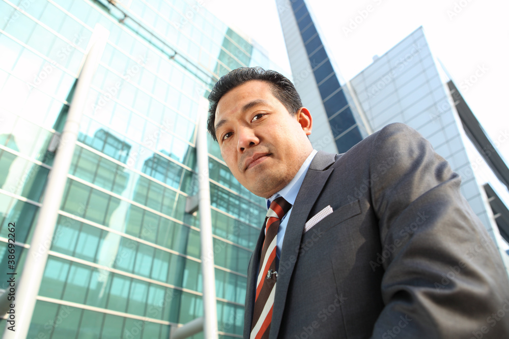 businessman front office