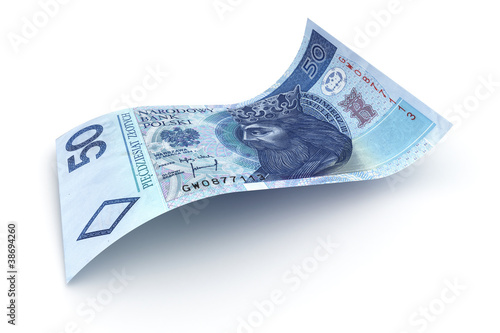 Tapety artystyczne 50 PLN Note