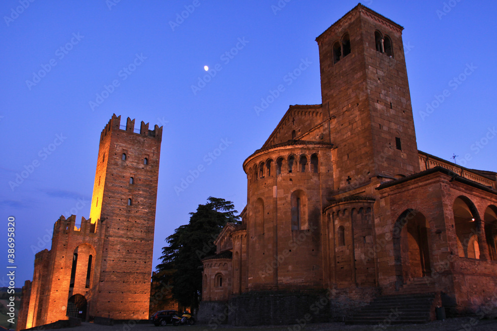 Castell'Arquato, notturno