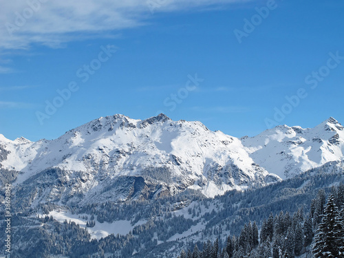 Winter in alps