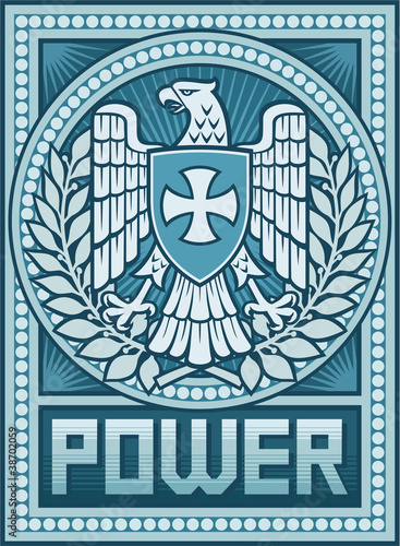 Eagle poster - Symbol of Power