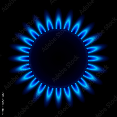 gasflamme von oben I