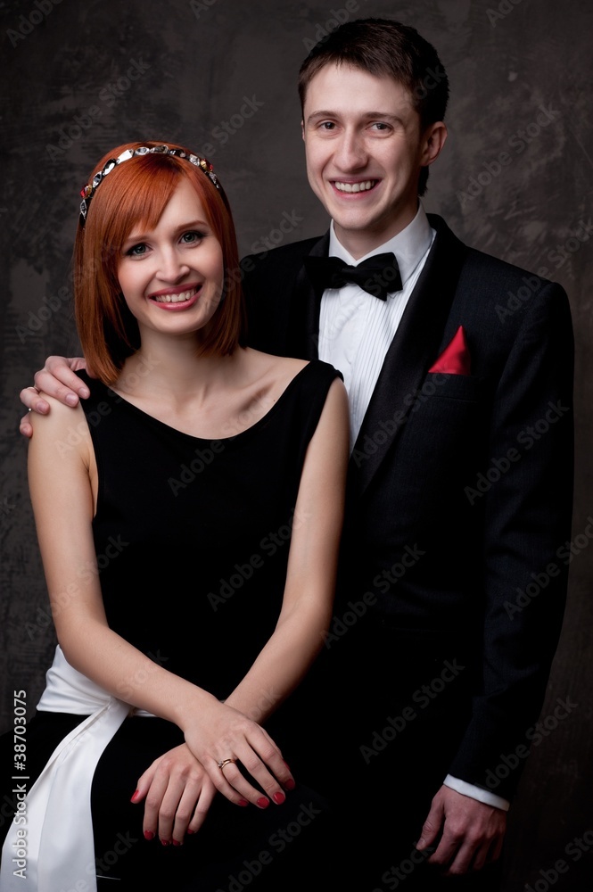 Beautiful young couple. Beautiful young couple.
