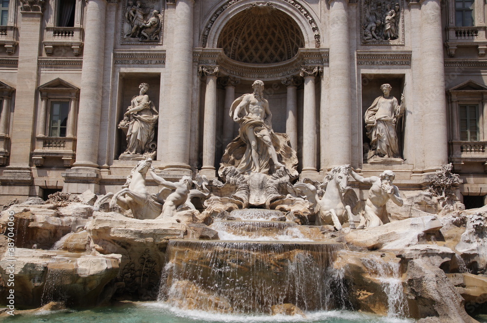 Fontaine de Trevi à Rome