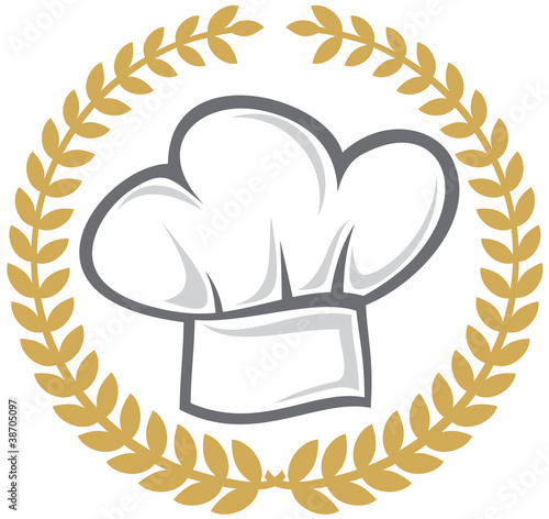 chef hat (emblem, symbol, sign)
