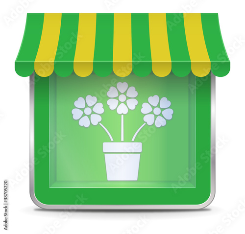 Florist Store Button