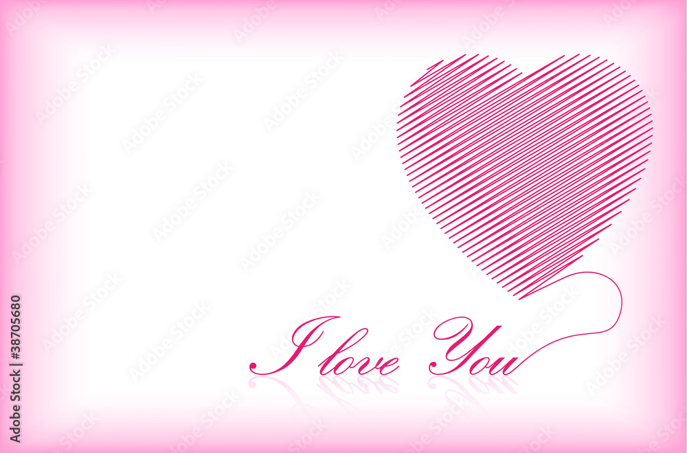 Happy valentines day postcard Happy valentines day postcard