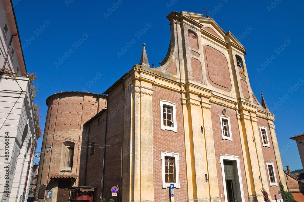 Fototapeta premium Collegiate Church of Brisighella. Emilia-Romagna. Italy.